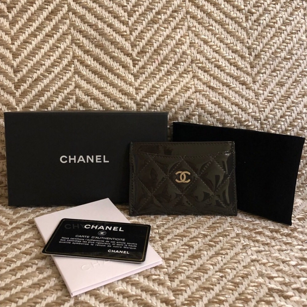 Chanel card holder